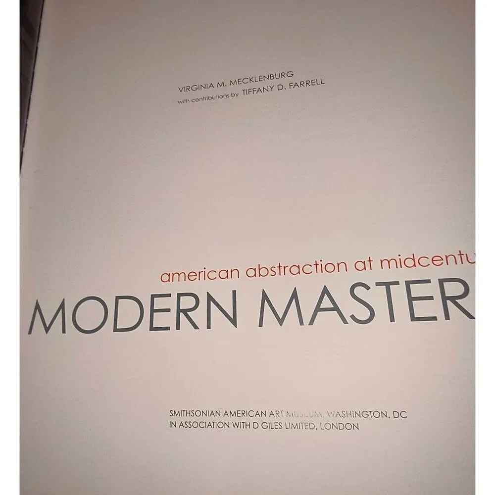 American Abstraction At Mid-century MODERN MASTERS (2008) Ackerman Ashton Autumn